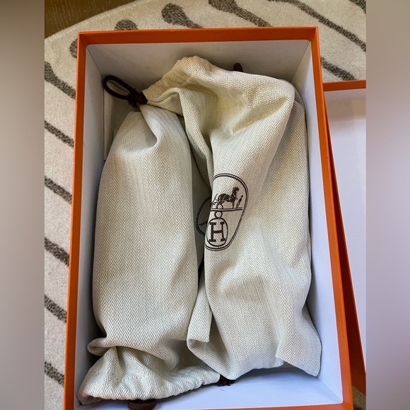 BNIB Hermes Kelly lock Ballet flats sz 37.5 - Picture 15 of 16